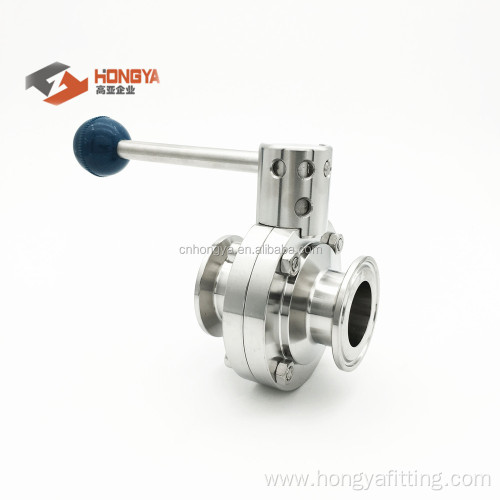 Sanitary Tri -Clamp Butterfly Valve